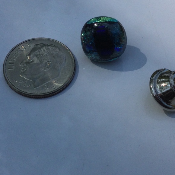 Hand Blown Glass Eye Pin - Picture 3 of 5